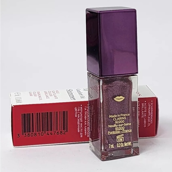 Clarins Lip Comfort Oil Shimmer 02 Purple Rain, 7 mL/0.2oz FULL SIZE, New in box - Picture 6 of 9